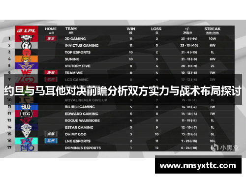 约旦与马耳他对决前瞻分析双方实力与战术布局探讨
